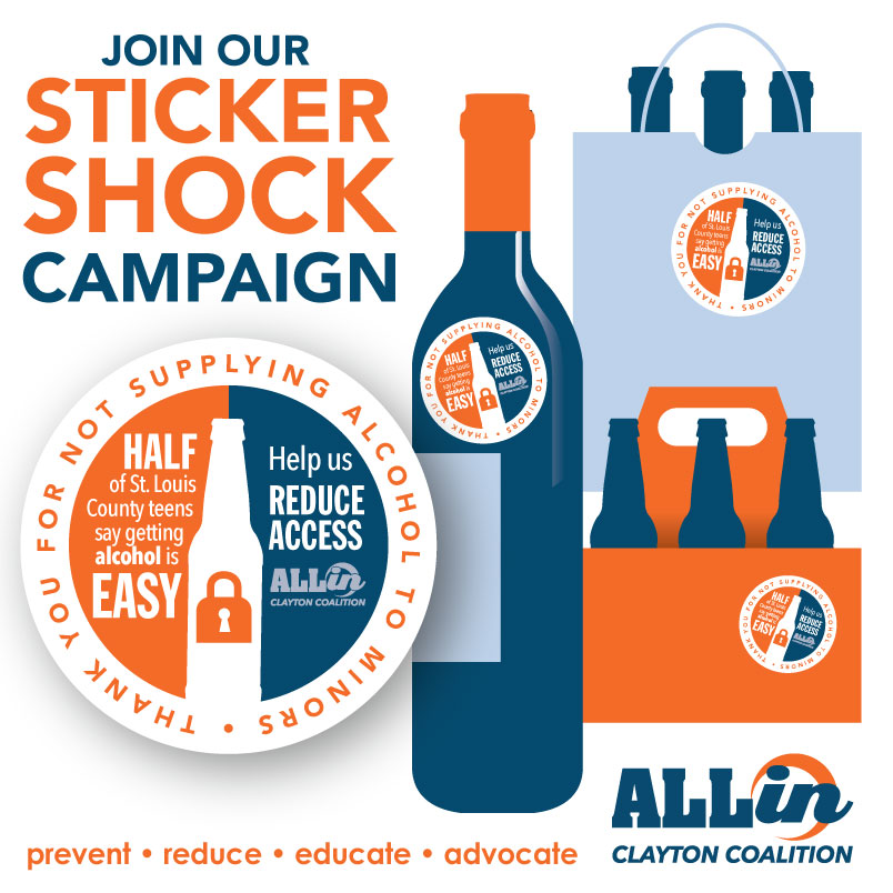 Sticker Shock Campaign - All In Clayton Coalition